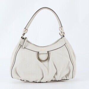 Gucci Abbey 190525 Leather Shoulder Bag, One-Shoulder Tote Handbag for Women